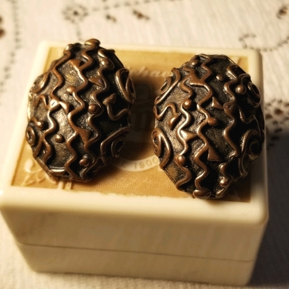 Vintage Jewelry - RARE BRUTALIST KATHLEEN Mailliard Earrings